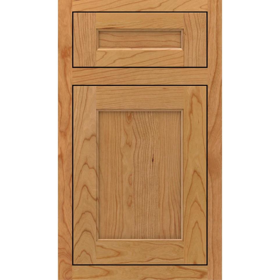 Square Natural Light Finish Square Cabinets