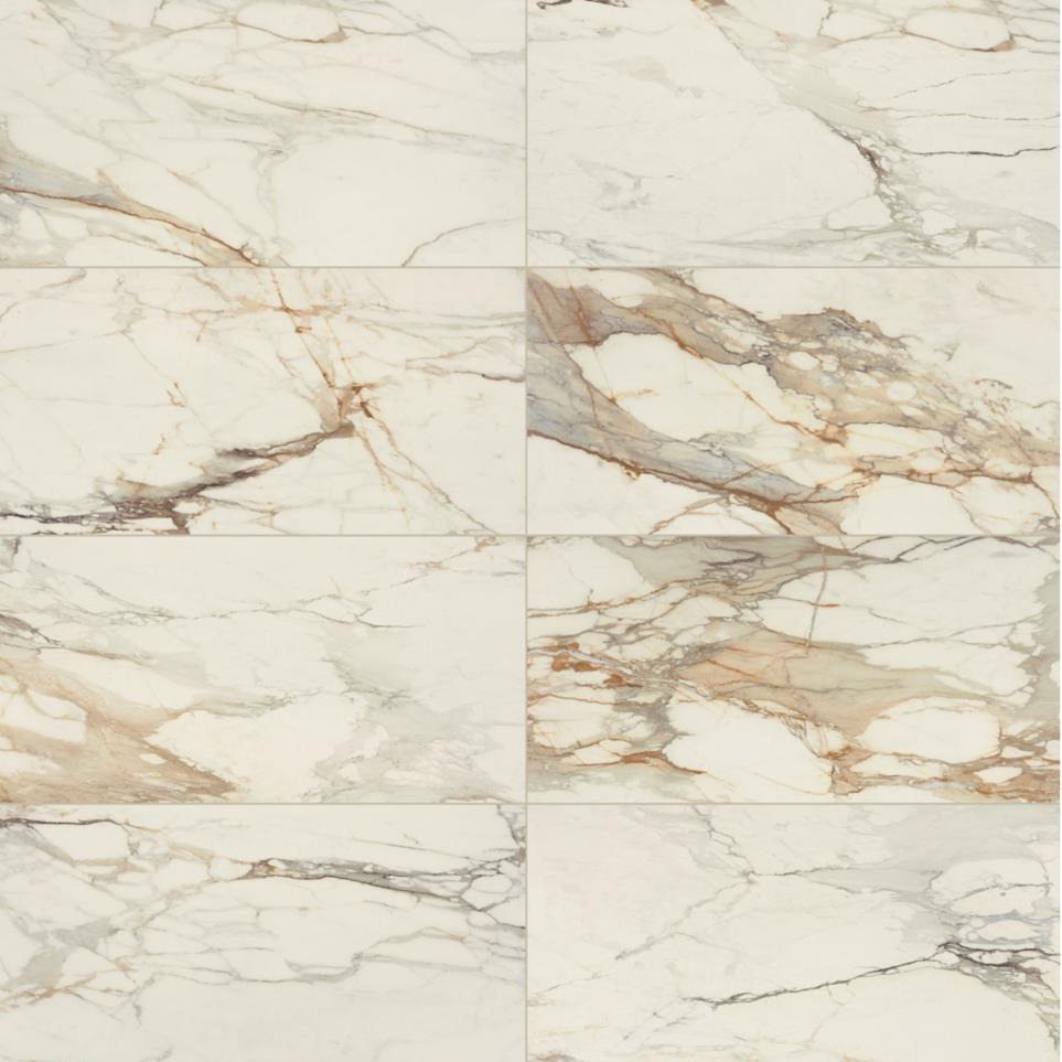 Daltile Calacatta Topaz Matte 24"x48" Ceramic Floor Tile Tile Calacatta Topaz Matte Beige/Tan Tile