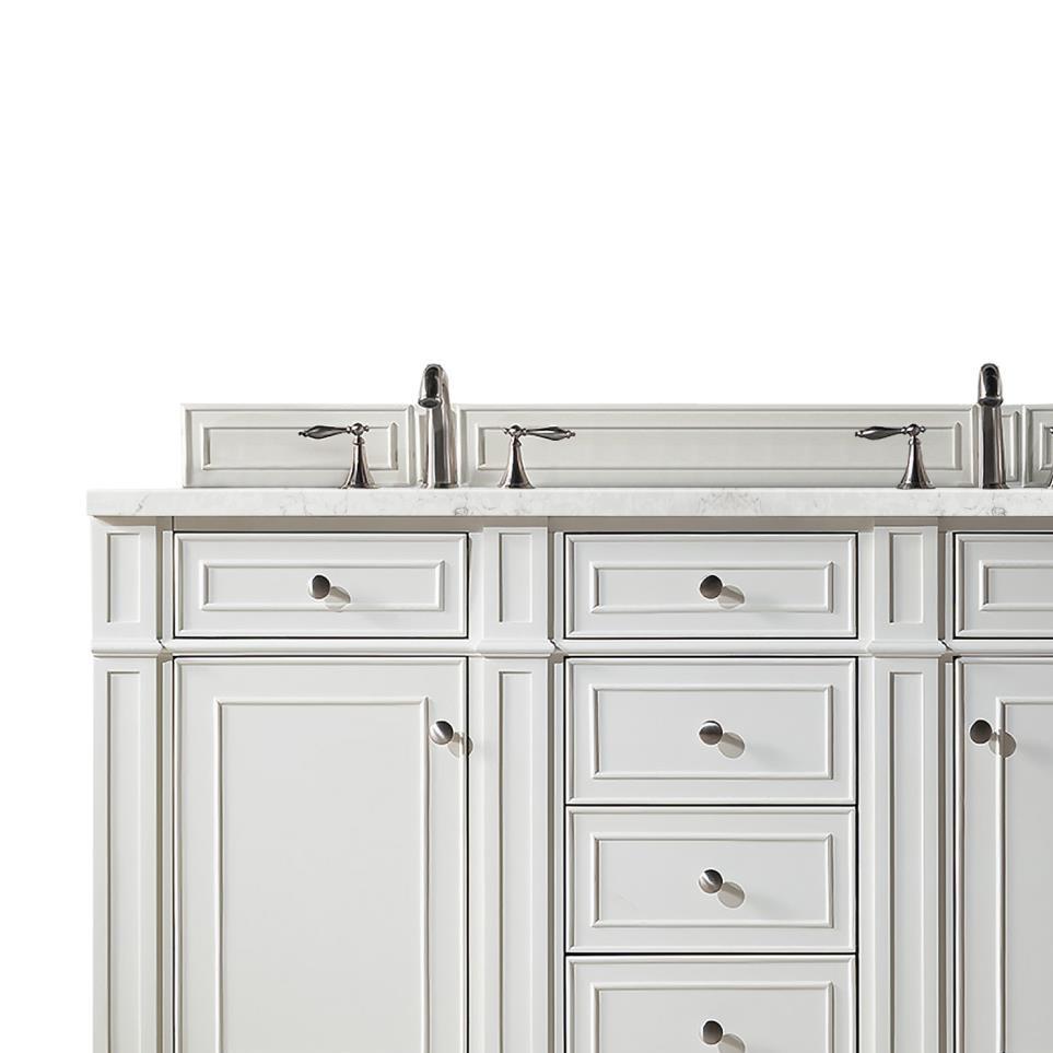 Base with Sink Top Bright White White Vanities