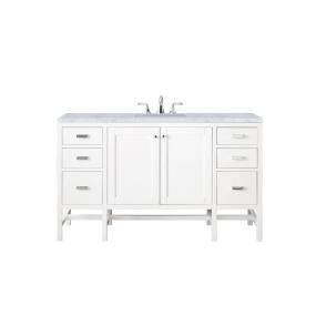 Base with Sink Top Glossy White White Vanities