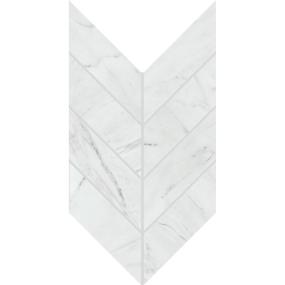 Mosaic Diamond Carrara Polished White Tile