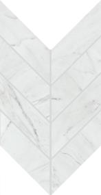 Mosaic Diamond Carrara Polished White Tile