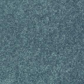 Textured Saxony Mossy Bark Blue Carpet