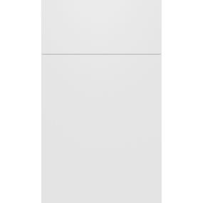 Slab Bianco Matte Paint - White Slab Cabinets