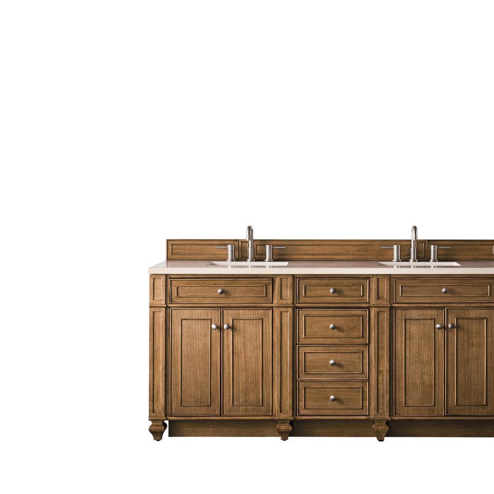 Base with Sink Top Saddle Brown Medium Finish Vanities