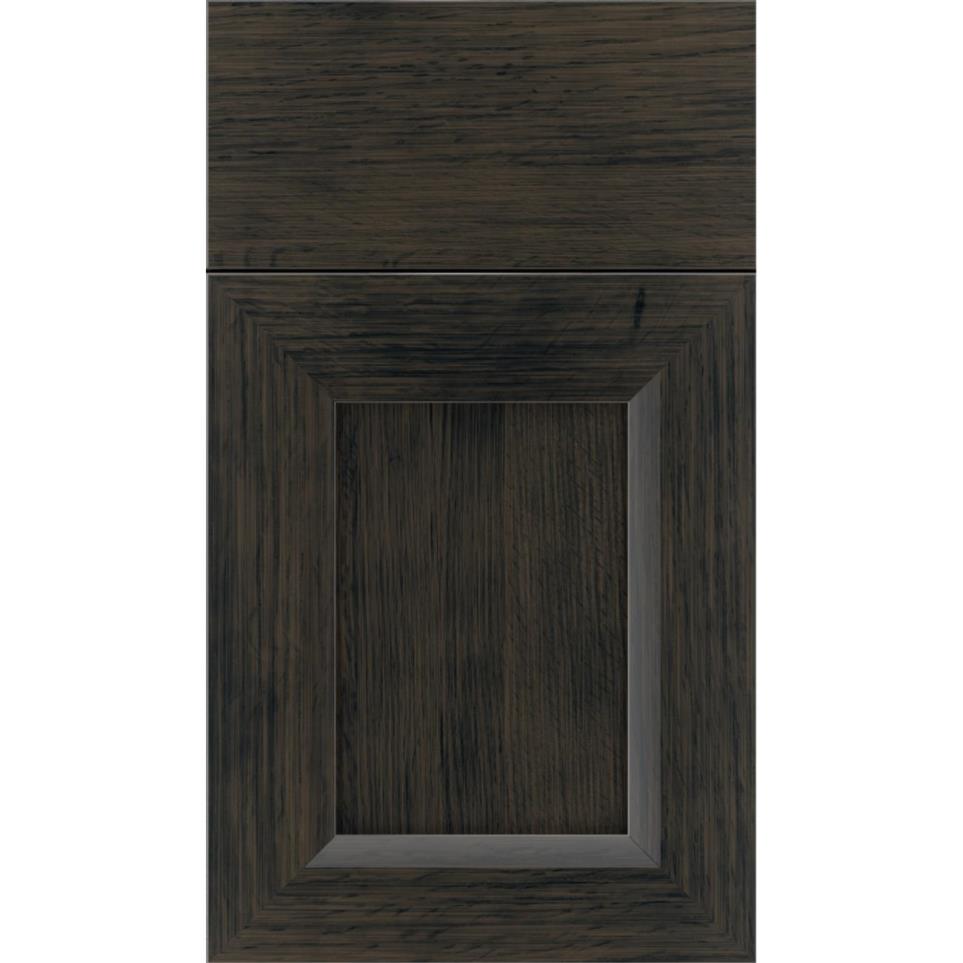 Square Weathered Slate Dark Finish Square Cabinets