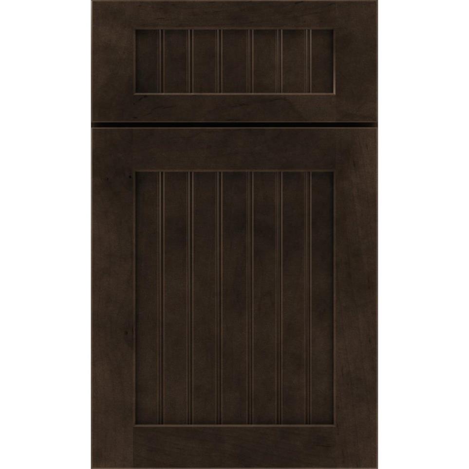 5 Piece Thatch Dark Finish 5 Piece Cabinets