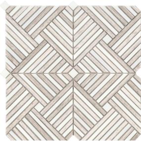 Mosaic Cream Beige/Tan Tile