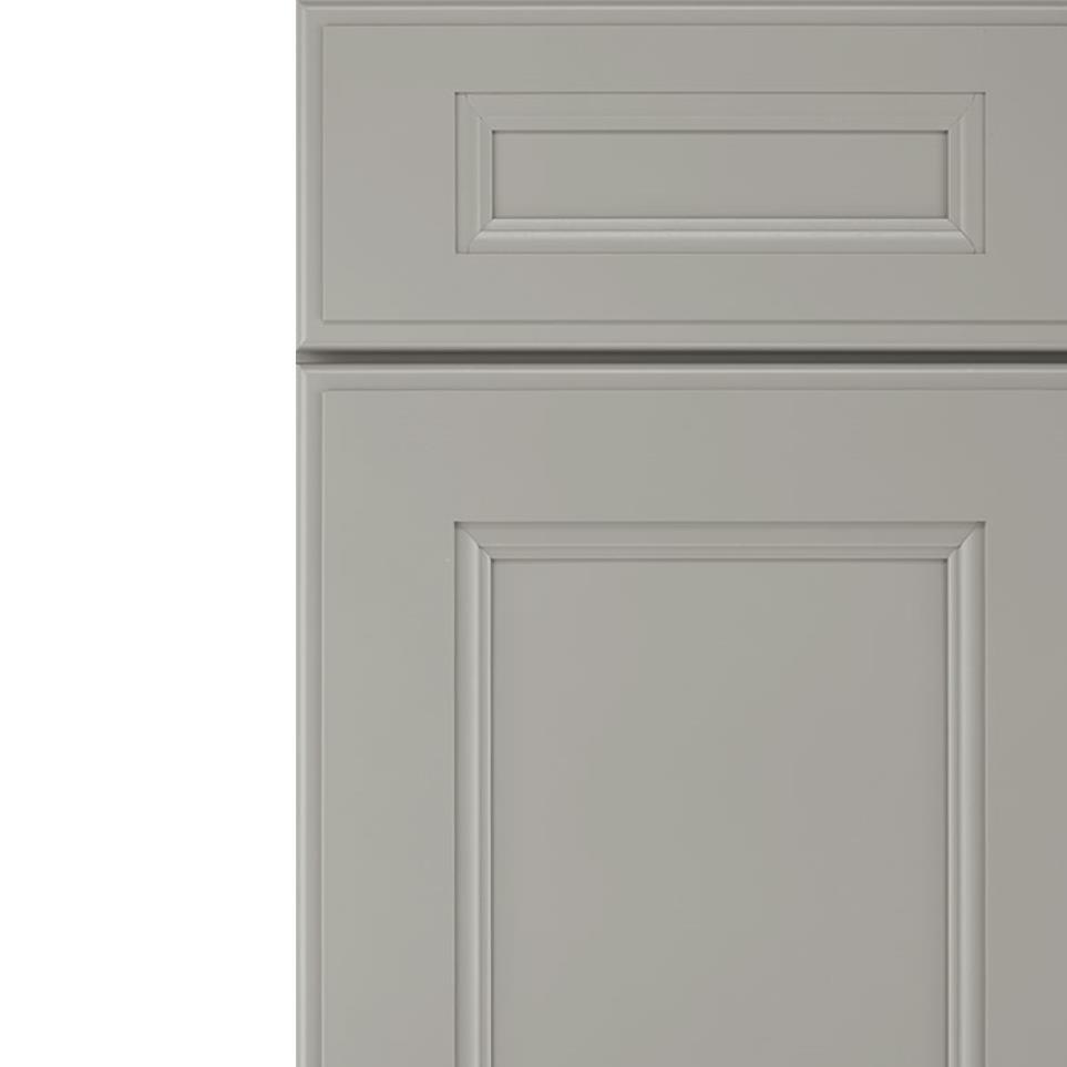 Square Stamped Concrete Paint - Grey Square Cabinets