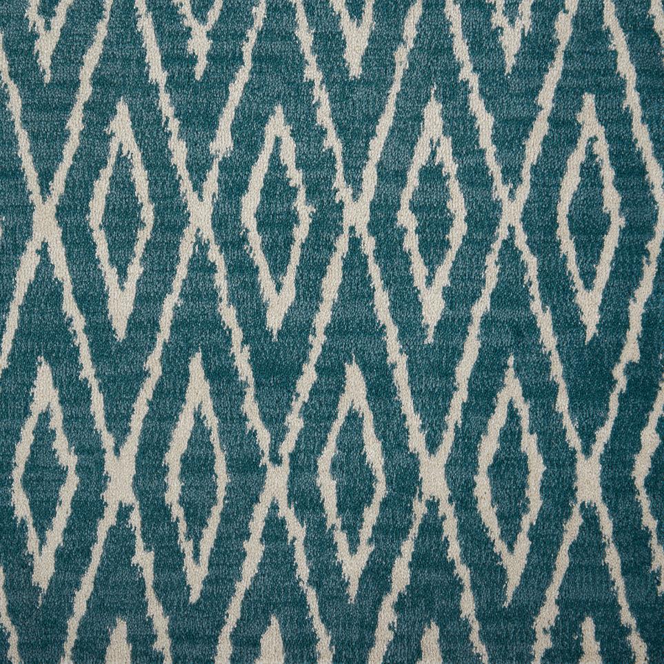 Pattern Teal Blue Carpet