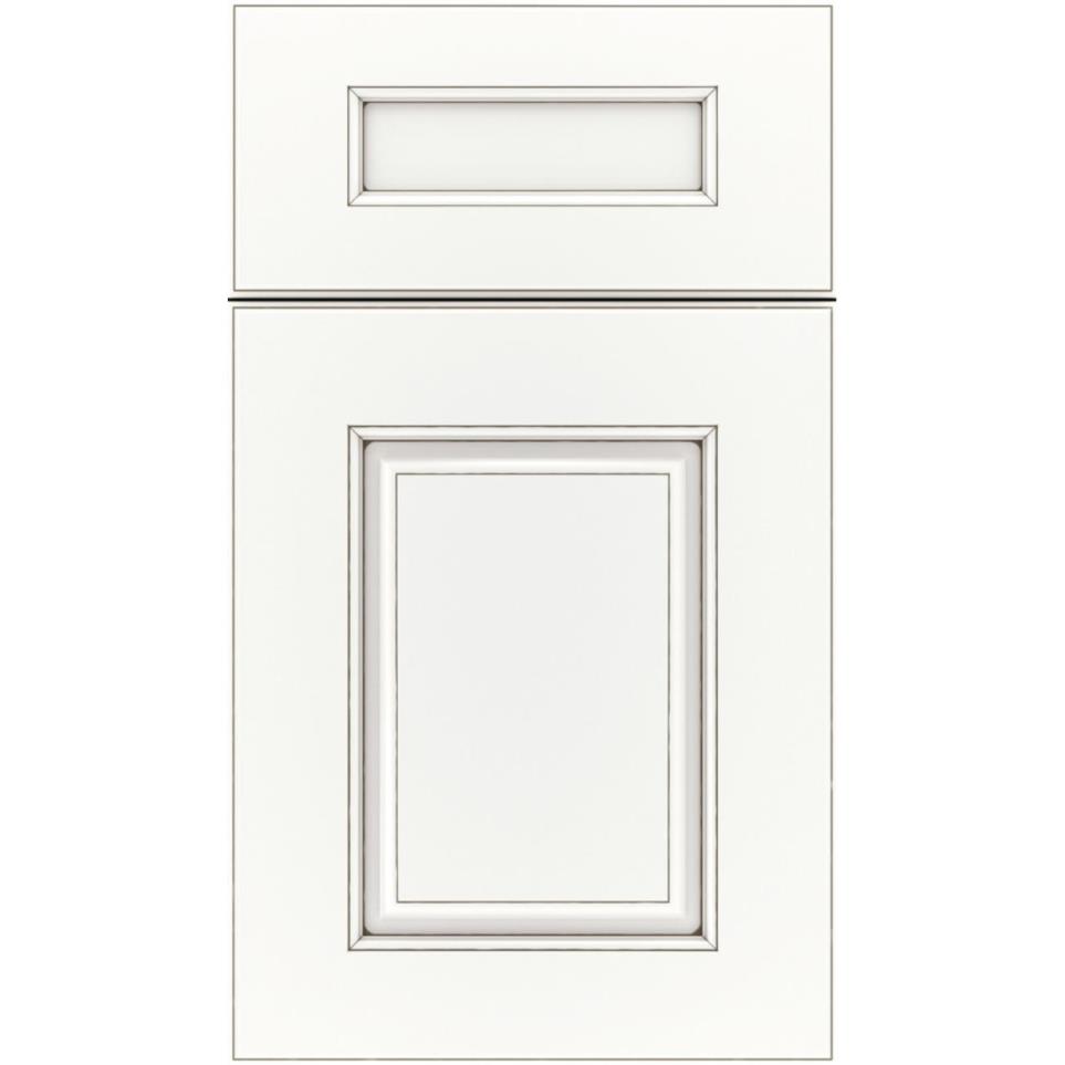 5 Piece Whitecap Smoke Glaze Glaze - Paint 5 Piece Cabinets