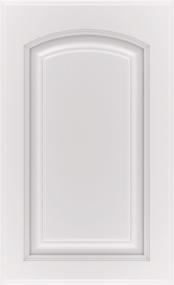 Arch White Specialty Cabinets