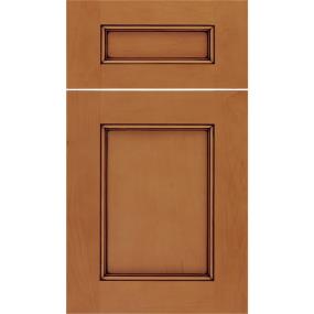 Square Ginger Mocha Glaze Glaze - Stain Square Cabinets