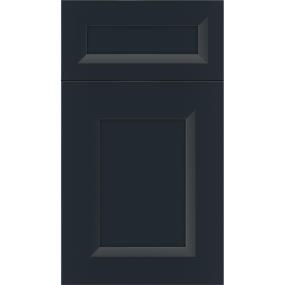 5 Piece Gunmetal Blue Dark Finish 5 Piece Cabinets