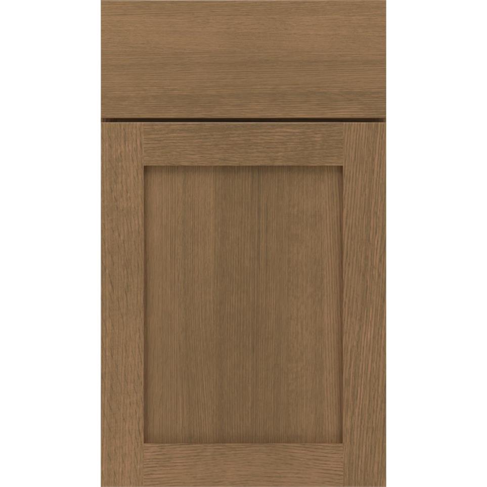 Square Gunny Medium Finish Square Cabinets