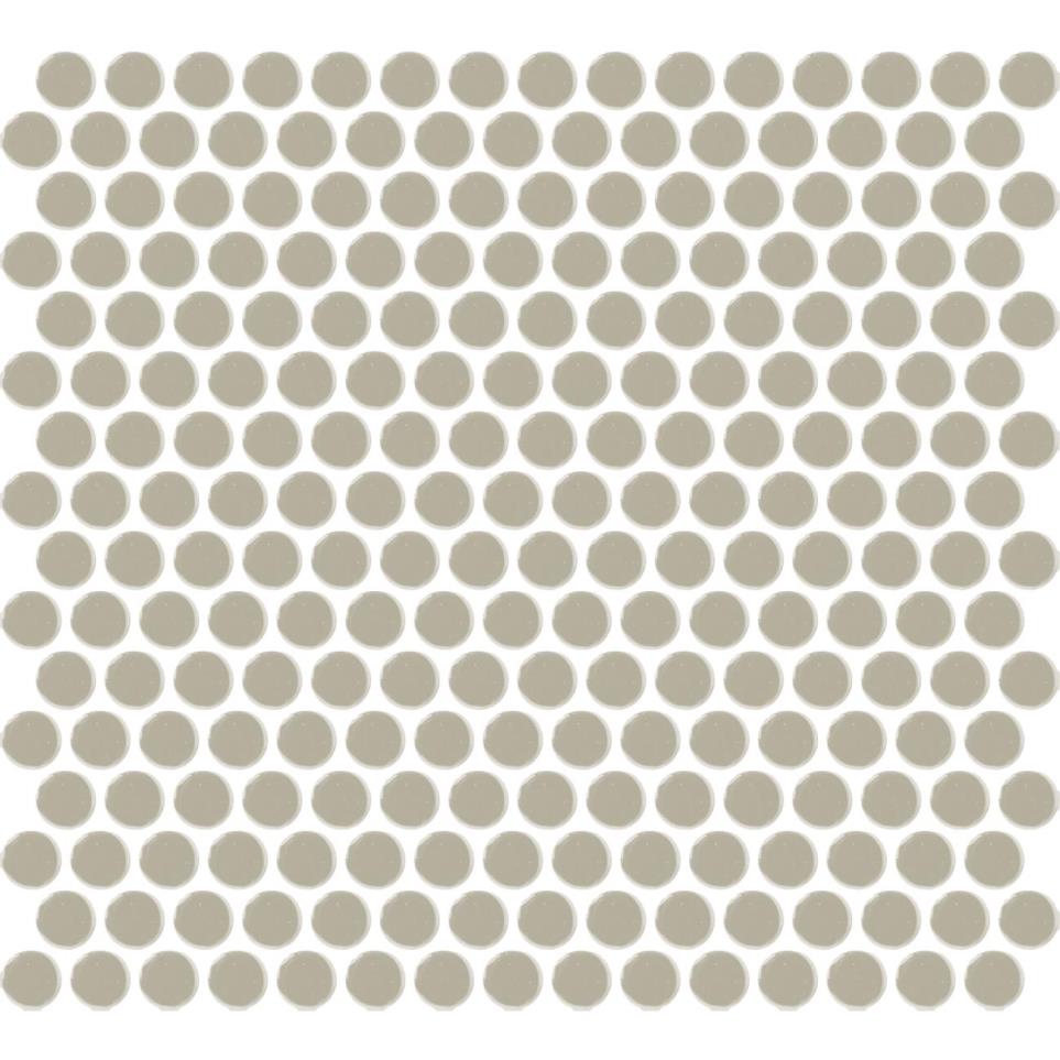 Mosaic Matte Architectural Gray Matte Beige/Tan Tile