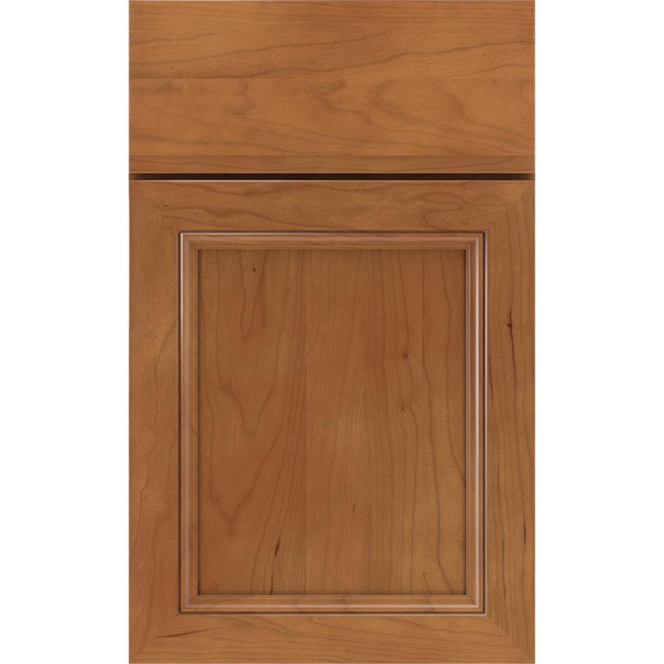 Square Cattail Medium Finish Square Cabinets