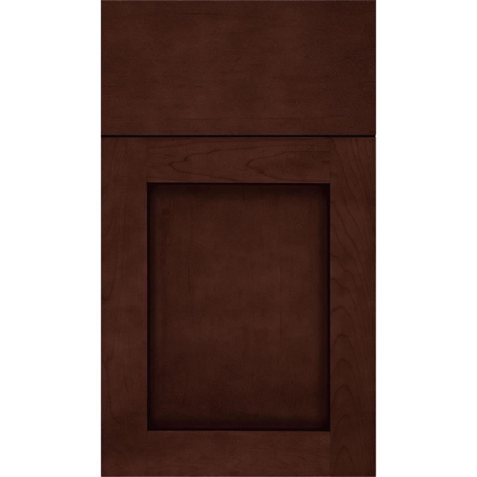 Square Cappuccino Dark Finish Square Cabinets