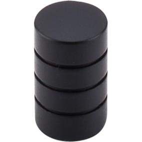 Knob Flat Black Black Knobs