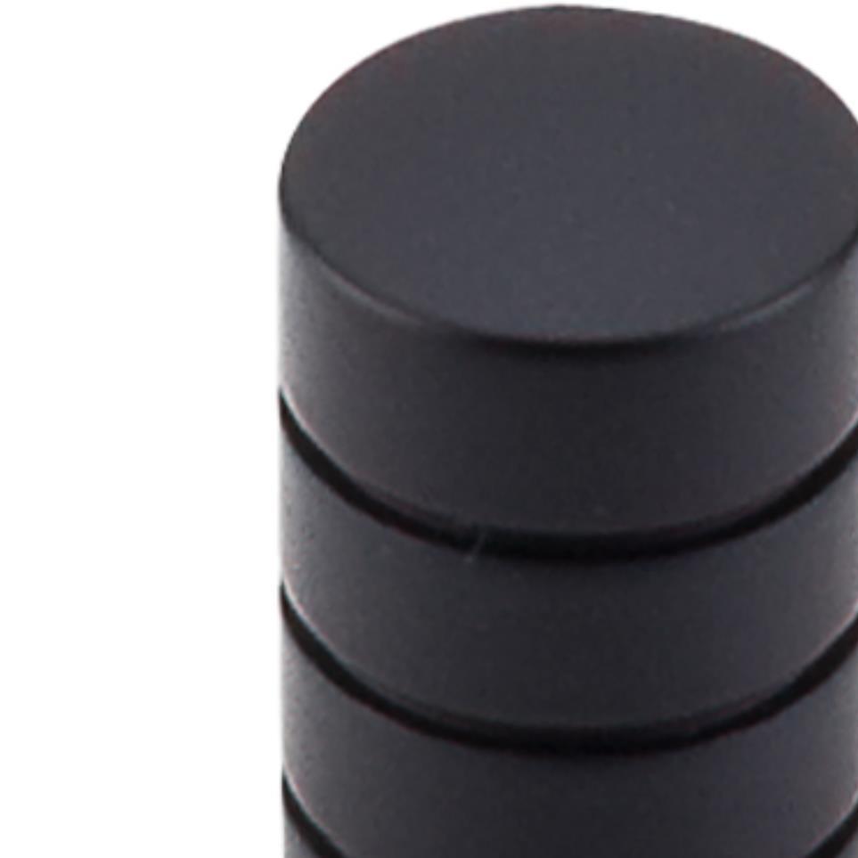 Knob Flat Black Black Knobs