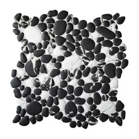Mosaic Pepper Folia Black Tile