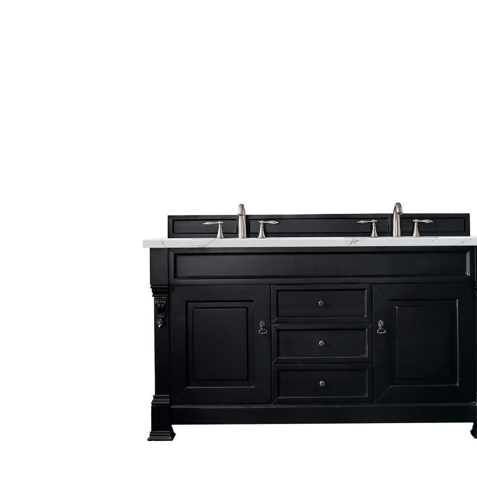 Base with Sink Top Antique Black Grey / Black Vanities