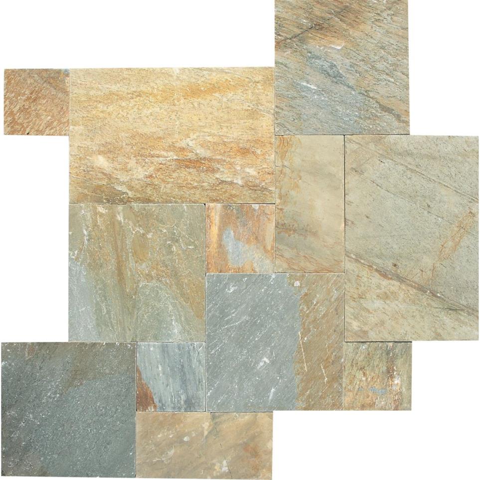 Tile Golden Sun Natural Cleft Beige/Tan Tile