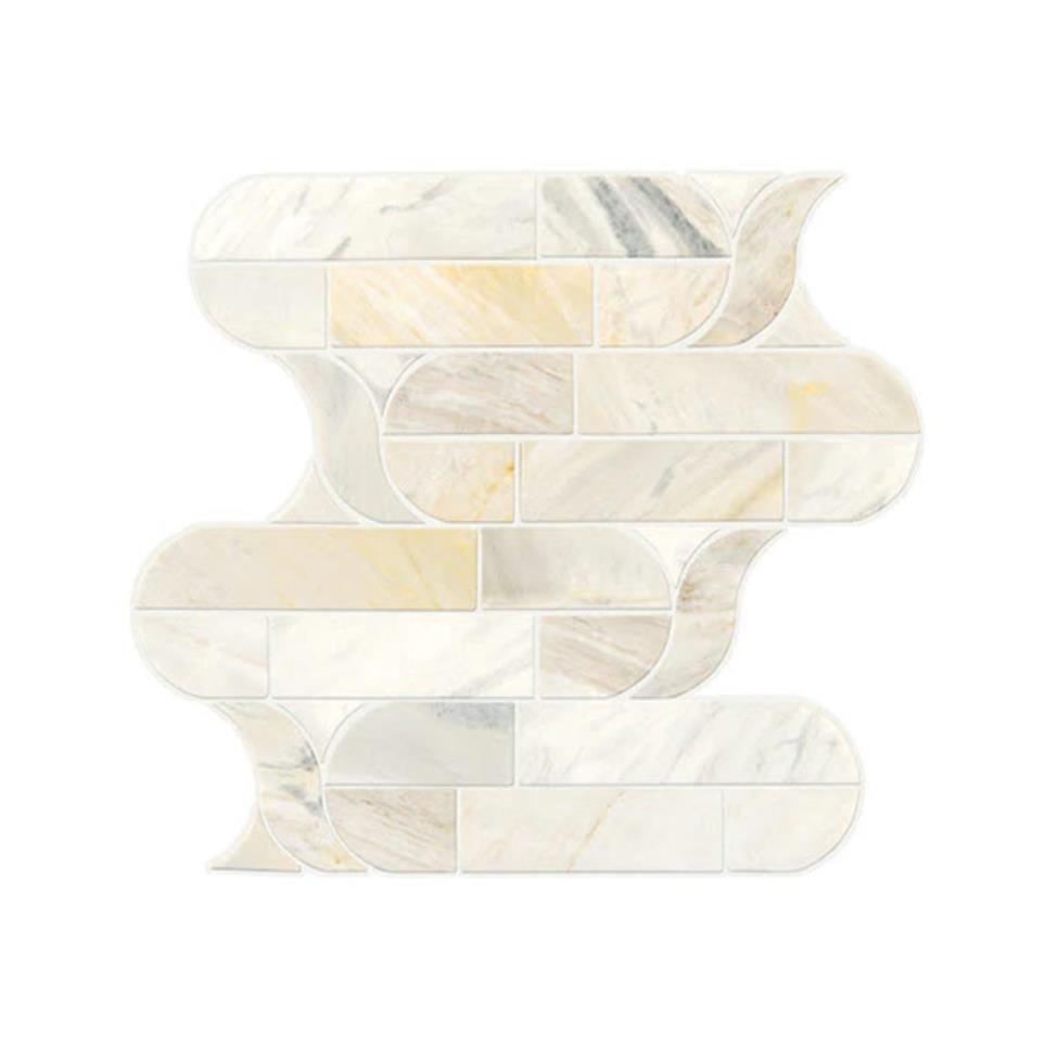 Mosaic Namaste Mixed White Tile