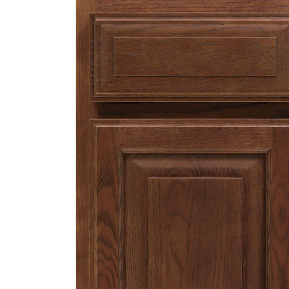 Square Tundra Dark Finish Square Cabinets