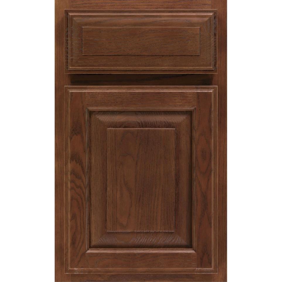 Square Tundra Dark Finish Square Cabinets