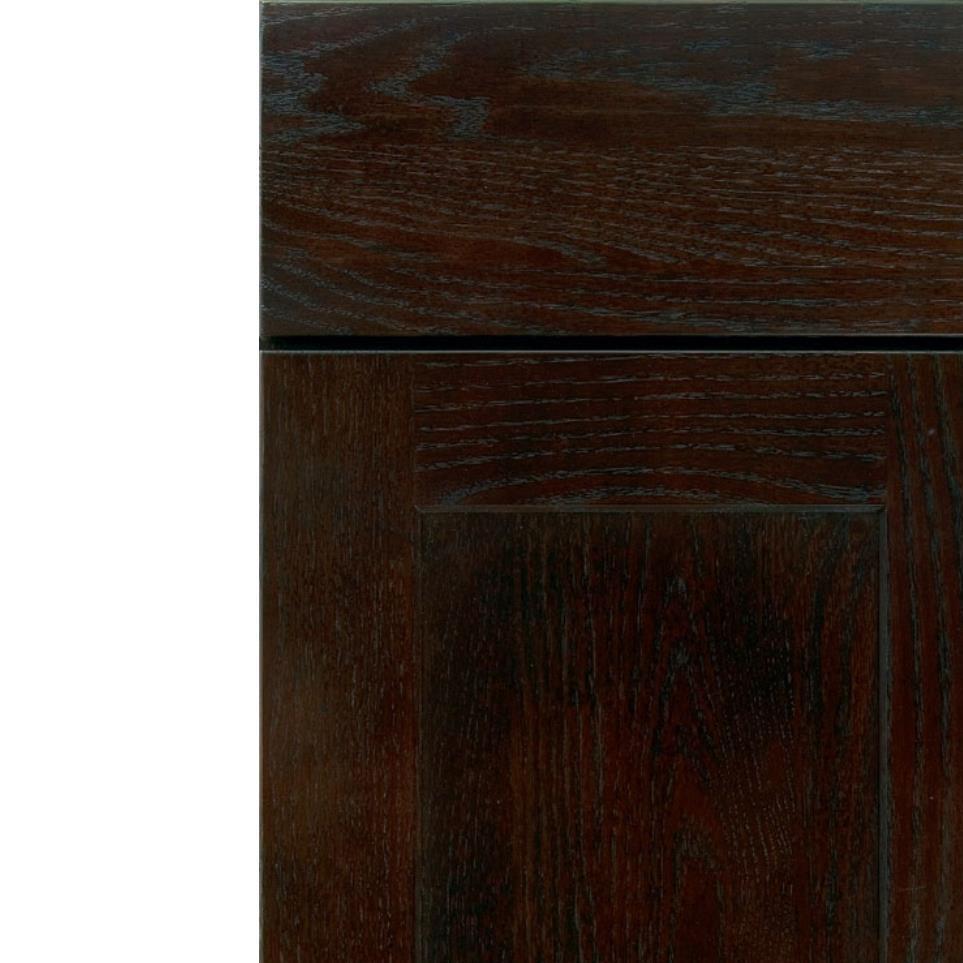 Square Chocolate Dark Finish Square Cabinets