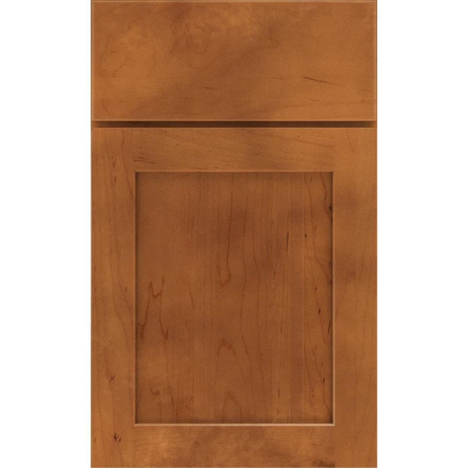 Square Cattail Medium Finish Square Cabinets