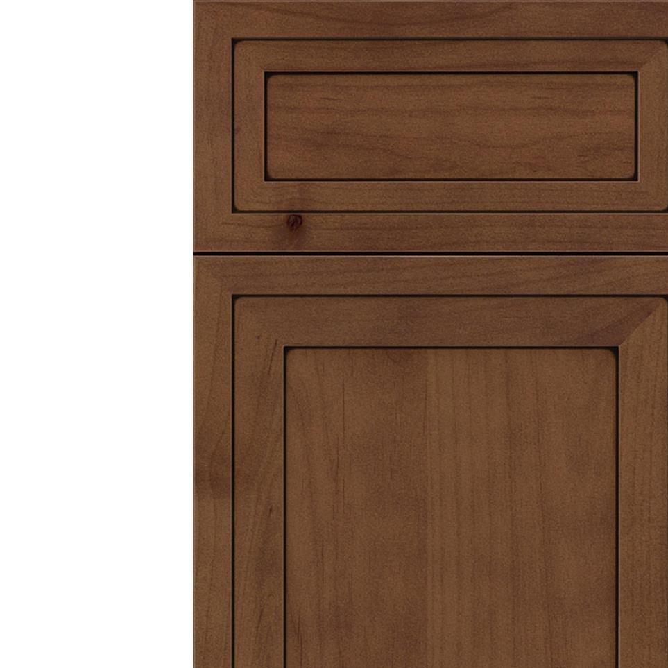 Square Sienna Black Glaze Glaze - Stain Square Cabinets