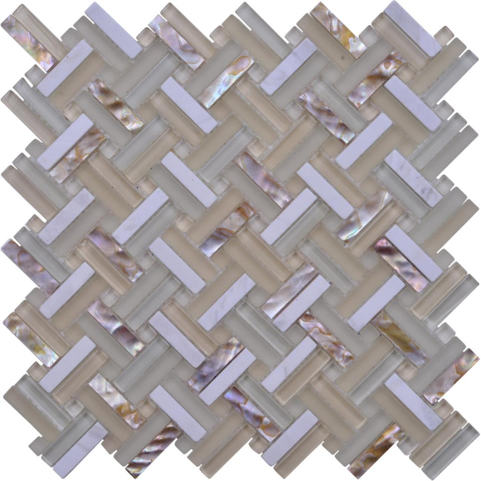 Mosaic Pearl Beach Gray Tile