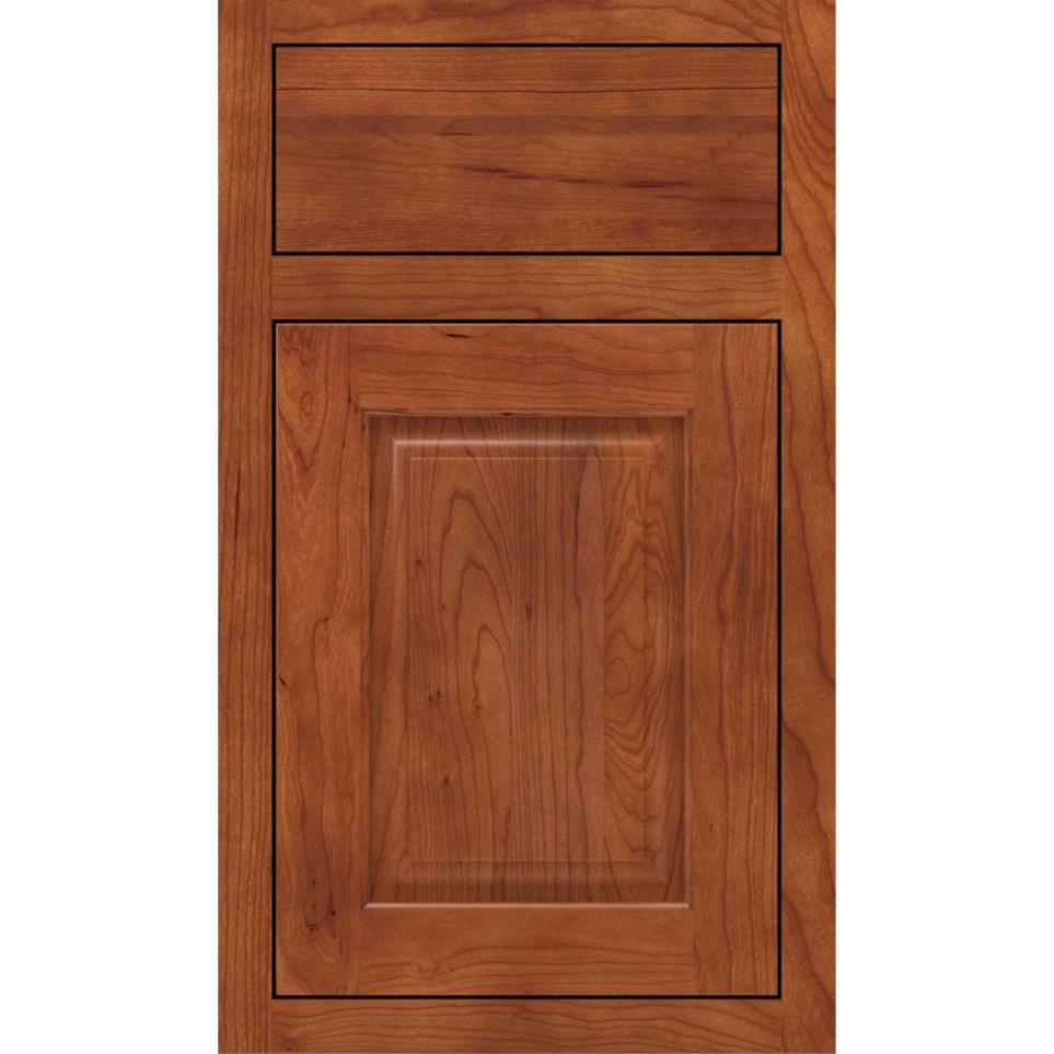 Inset Cattail Medium Finish Inset Cabinets