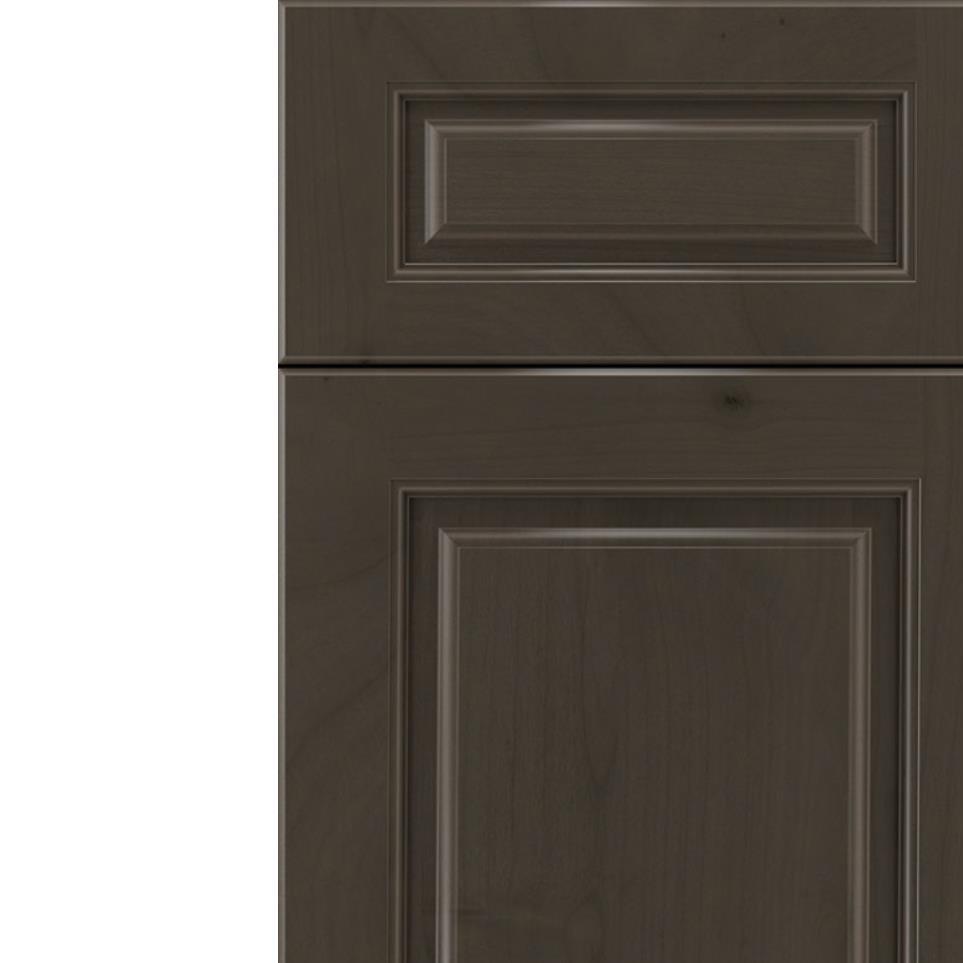 Square Thunder Dark Finish Square Cabinets