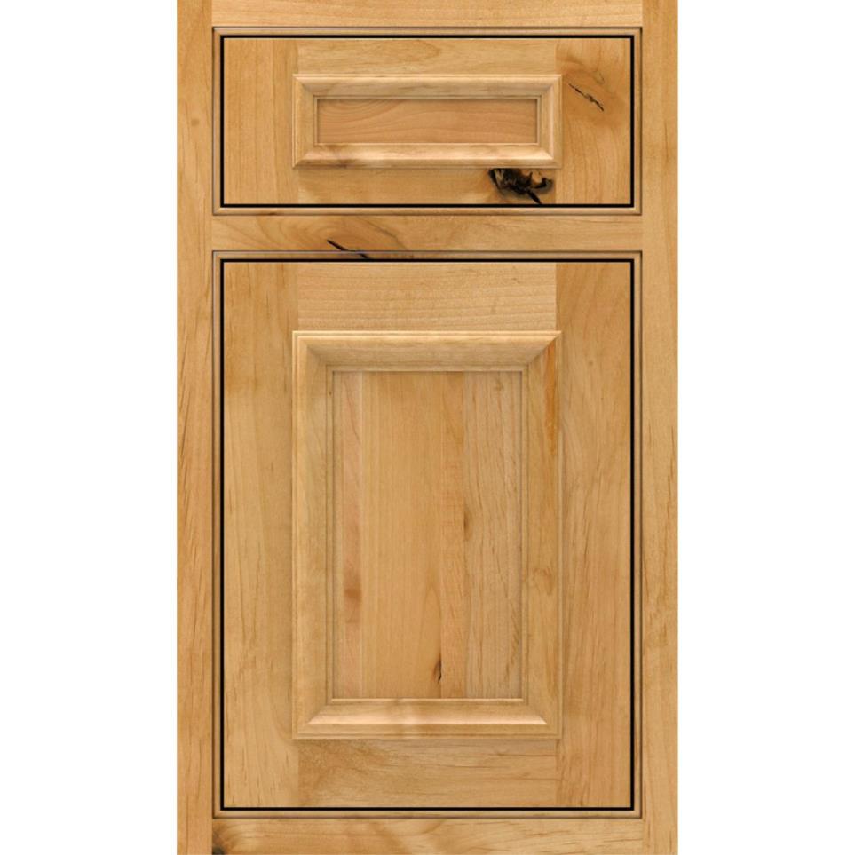 Square Natural Light Finish Square Cabinets