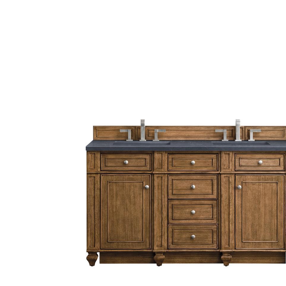 Base with Sink Top Saddle Brown Medium Finish Vanities