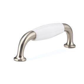 Pull Burnished Brass / White Nickel Pulls
