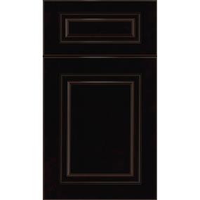 Square Espresso Black Glaze Glaze - Stain Square Cabinets
