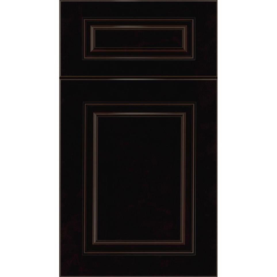 Square Espresso Black Glaze Glaze - Stain Square Cabinets