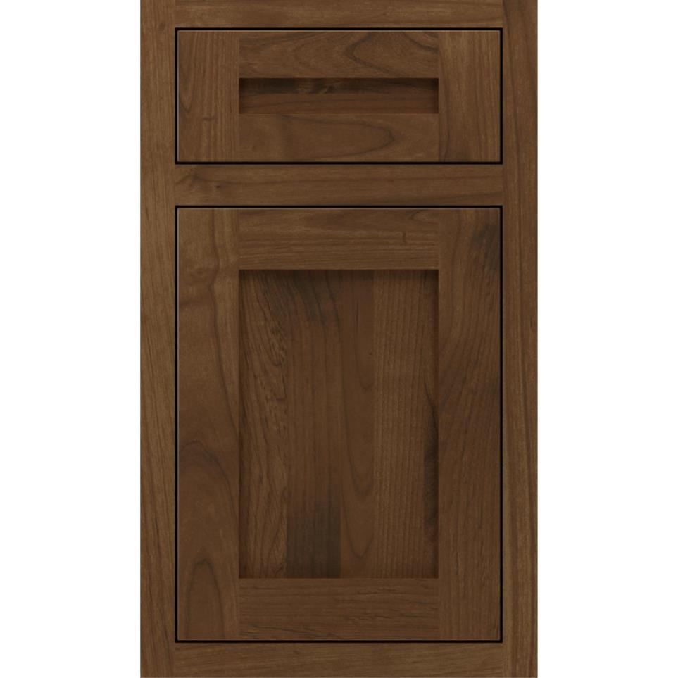 Inset Mustang Medium Finish Inset Cabinets