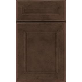 Square Buckboard Medium Finish Square Cabinets