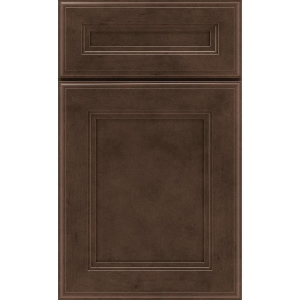 Square Buckboard Medium Finish Square Cabinets