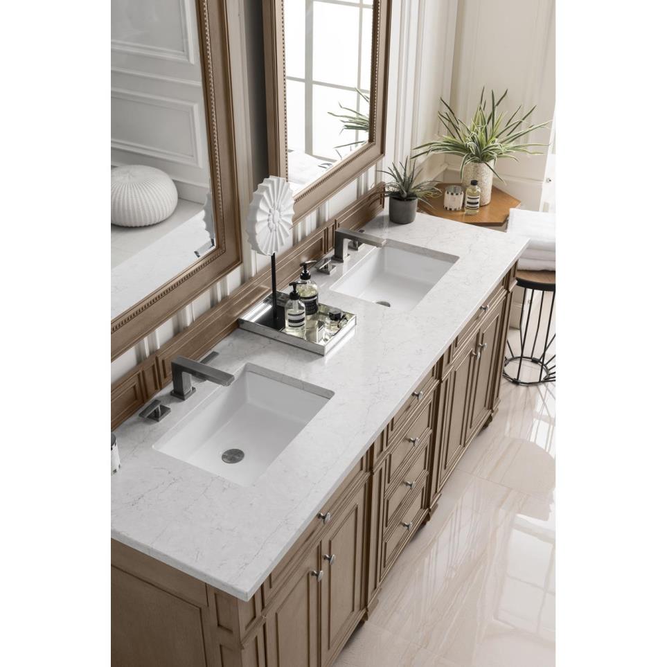 Base with Sink Top Whitewashed Walnut Light Finish Vanities