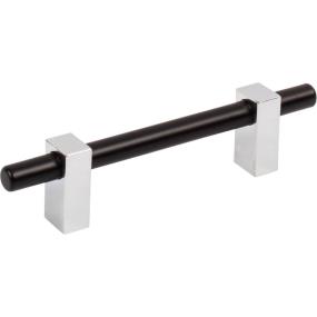 Bar Pull Matte Black,Polished Chrome Chrome Pulls