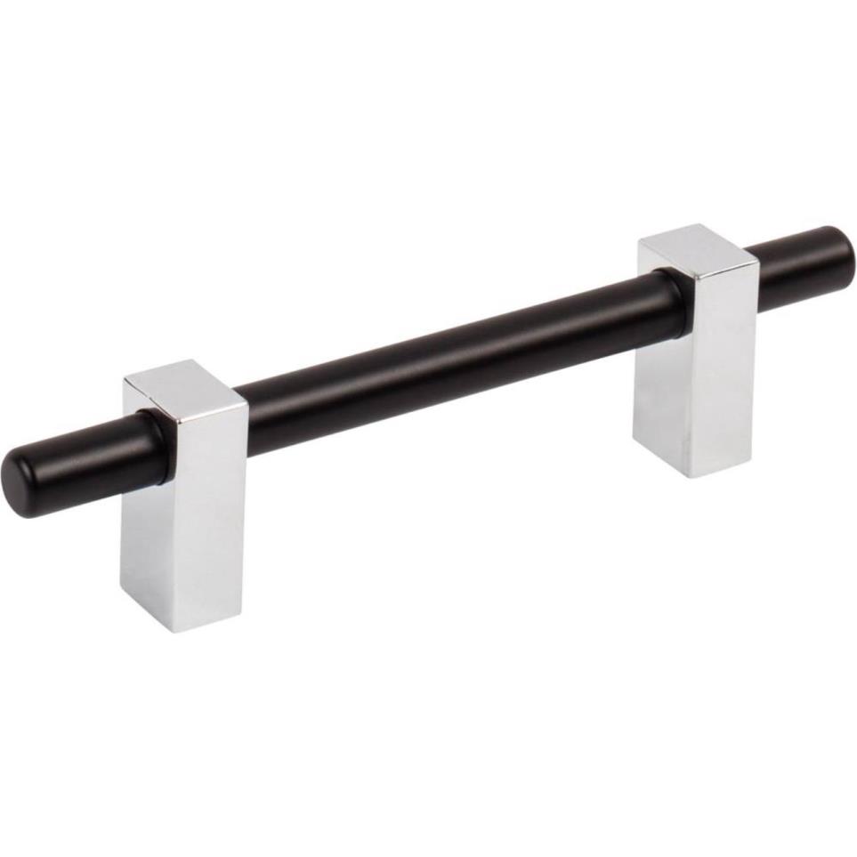 Bar Pull Matte Black,Polished Chrome Chrome Pulls