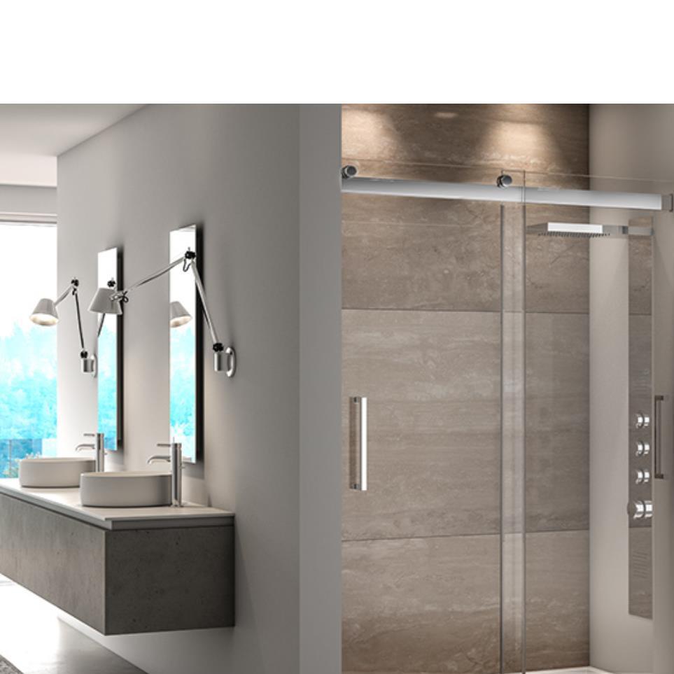 Door Matte Black Black Showers