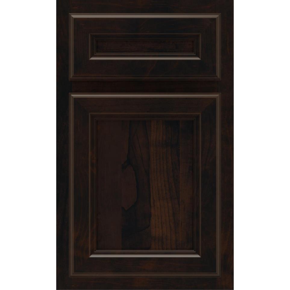 5 Piece Chocolate Dark Finish 5 Piece Cabinets