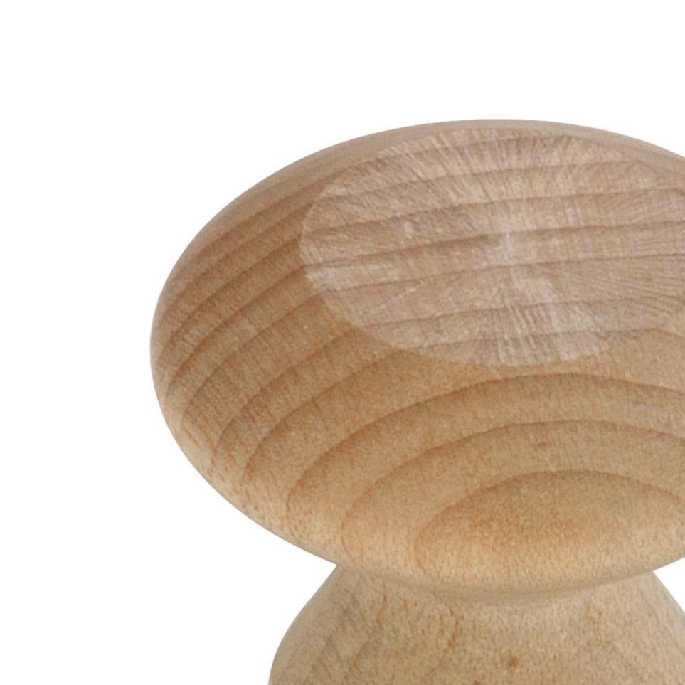 Knob Unfinished Maple Light Finish Knobs